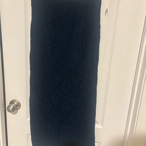 Emerald Green Textured Crochet MIDI skirt